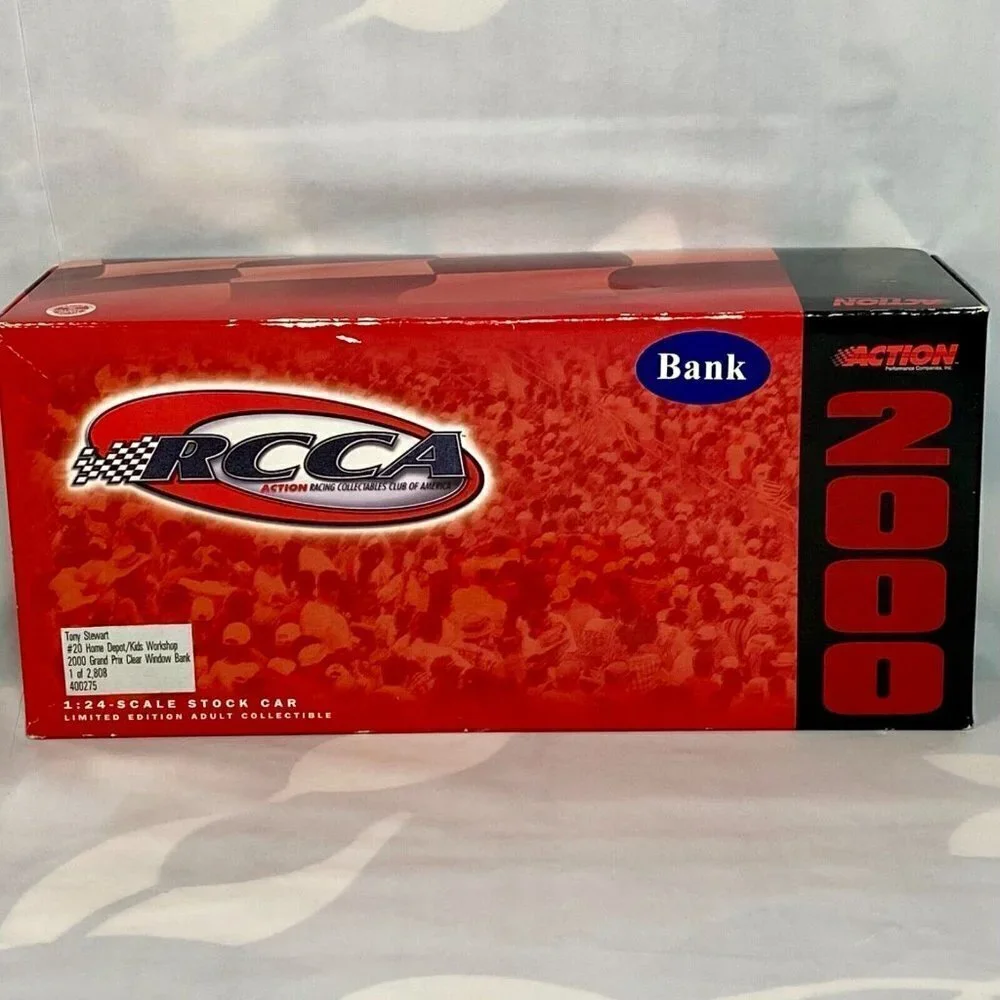 Tony Stewart #20 Home Depot/Kids Workshop 2000 Pontiac Grand Prix Coin Bank RCCA